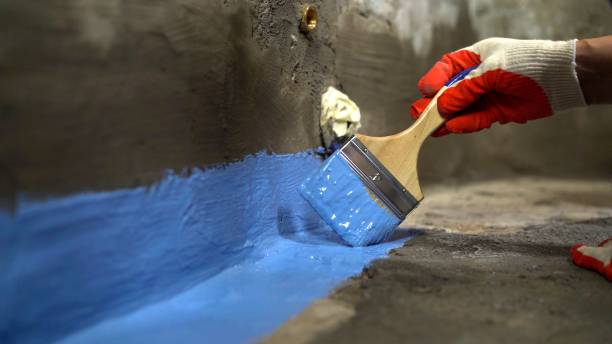 Commercial Vapor Barrier Installation project at a Macy, IN business property by SJ Waterproofing Pros